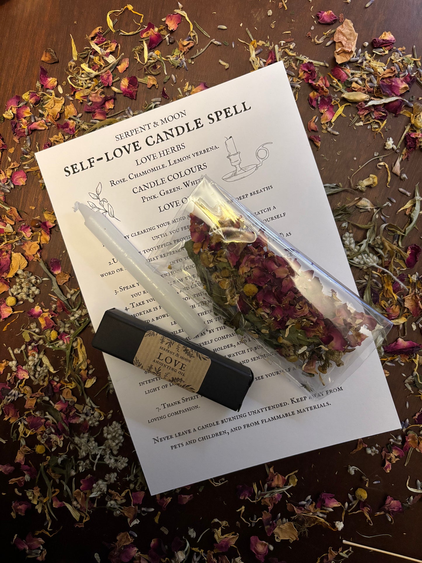 Self Love Candle Spell Kit