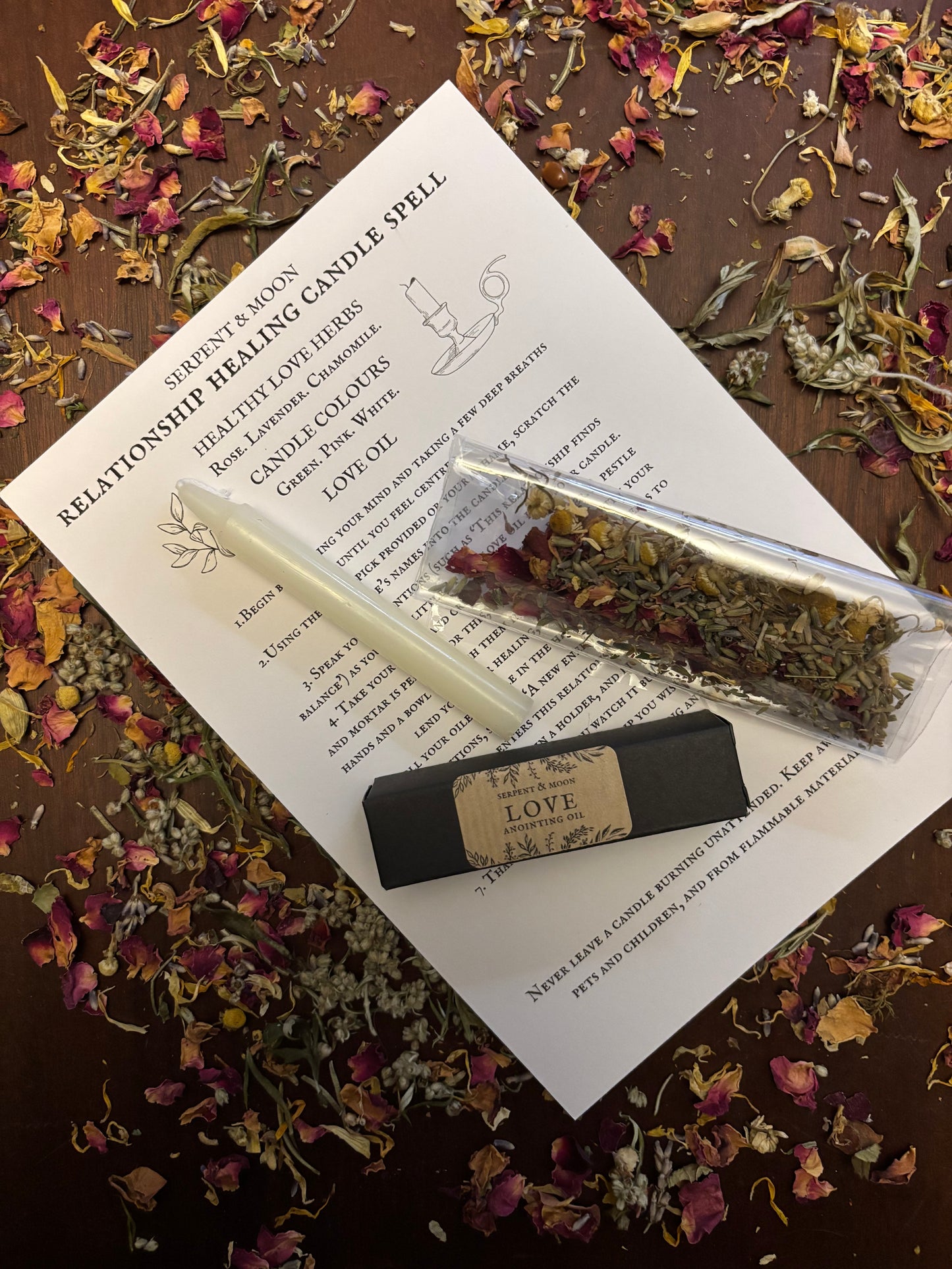 Relationship Healing Candle Spell Kit
