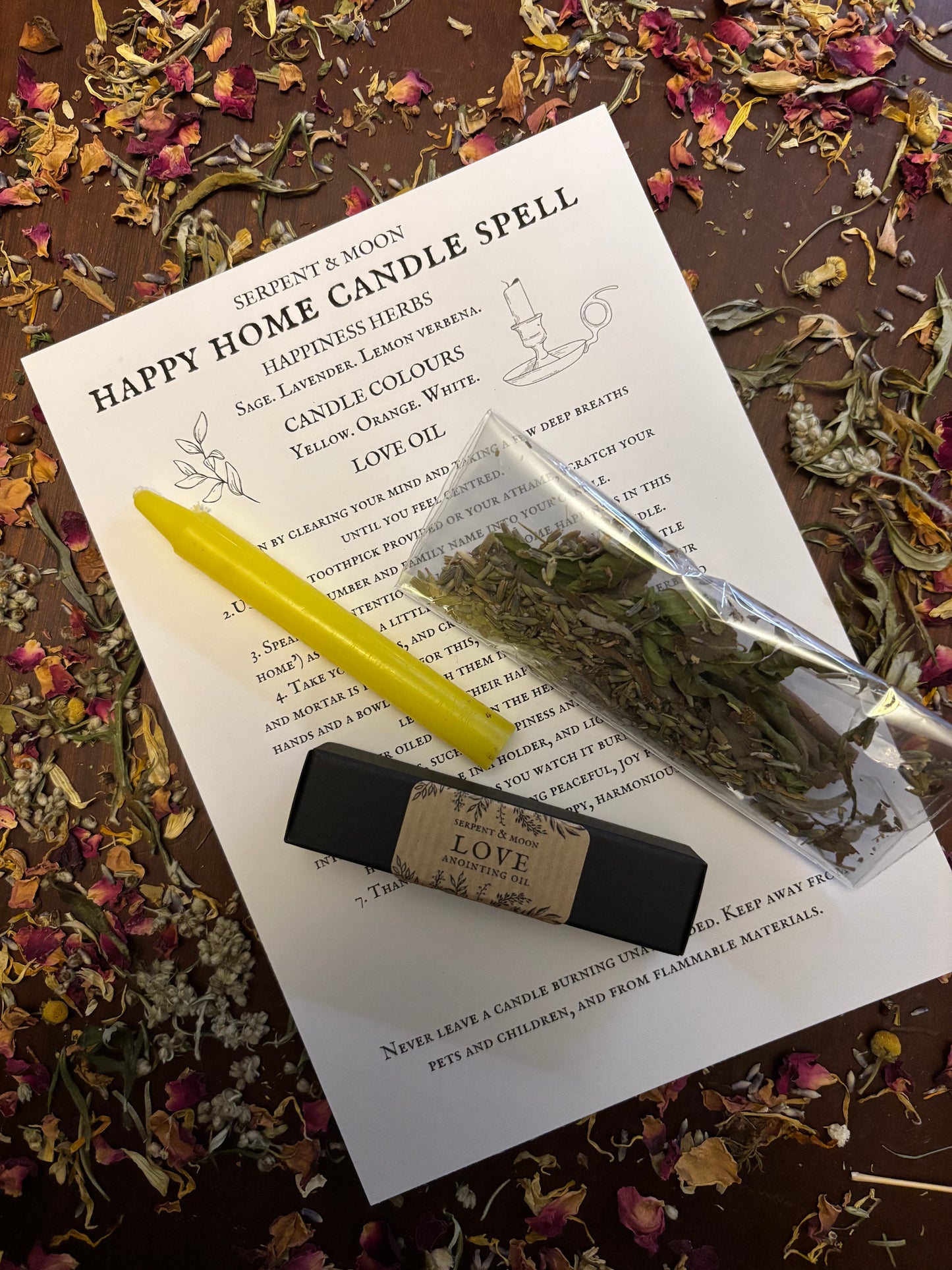 Happy Home Candle Spell Kit